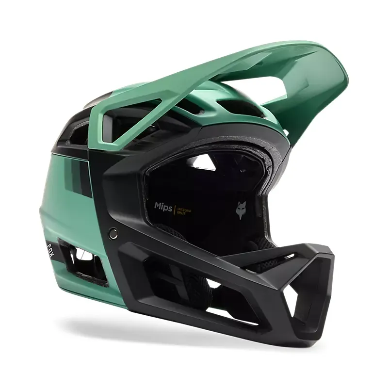 Fox Proframe RS Sol Full Face Enduro Helmet in Pine-1