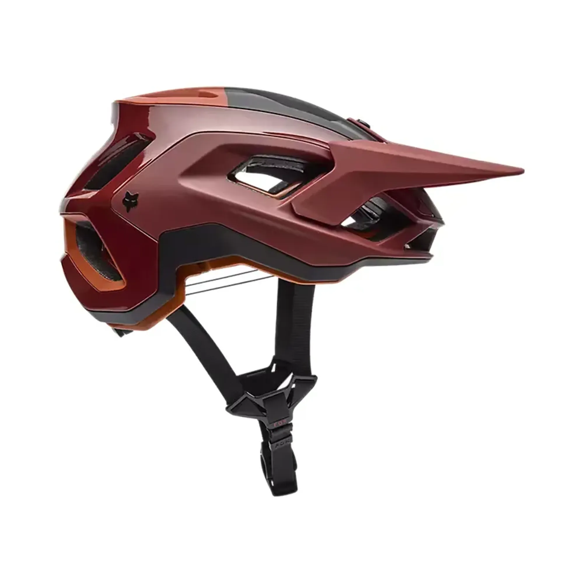 Fox Speedframe RS Paranoid Enduro Race Spec Helmet in Rust Brown