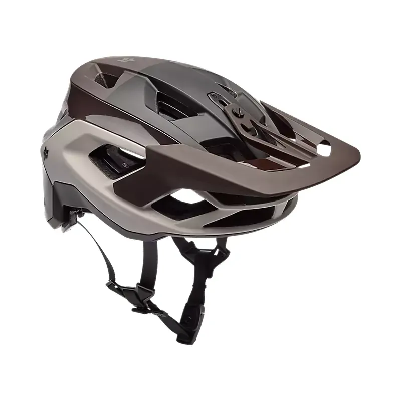 Fox Speedframe RS Paranoid Mountain Bike Helmet in Cocoa Brown-1