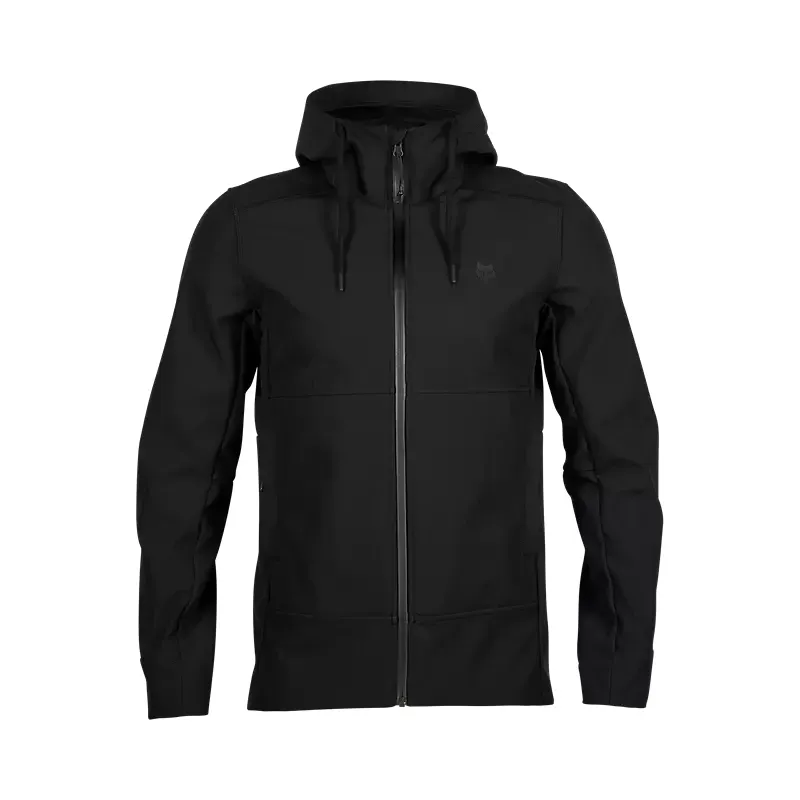 Fox Pit Softshell Waterproof Jacket in Black