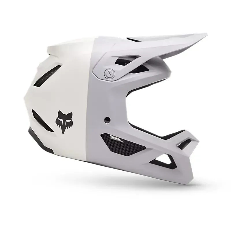 Fox Youth Rampage 5050 Full Face Enduro Helmet in Light Grey