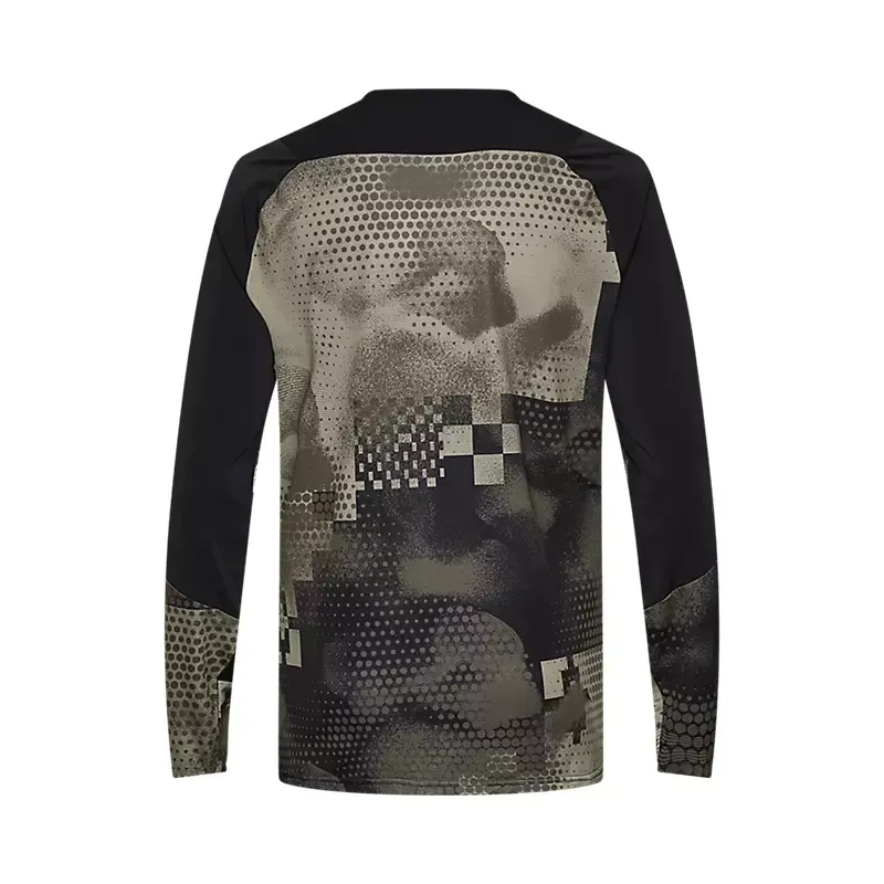 Fox Flexair Ascent Pulse Long Sleeve MTB Jersey in Sand-3