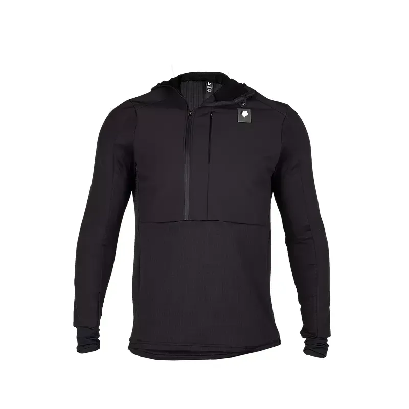 Fox Defend Thermal Winter Hoodie in Black-2