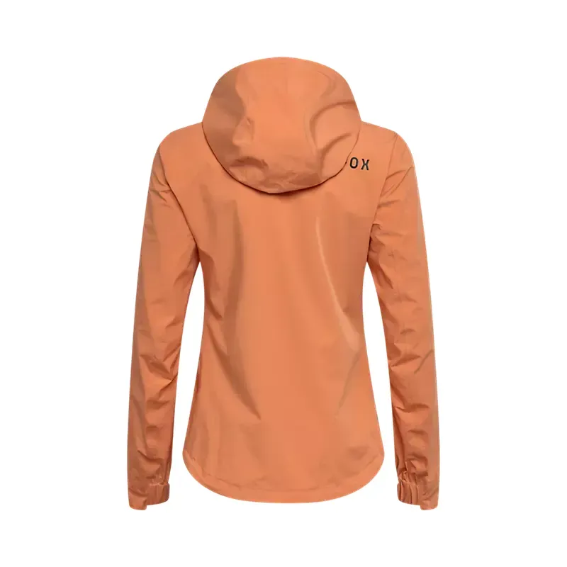Fox Women's 2.5-Layer Ranger Water MTB Waterproof Jacket in Coral-3