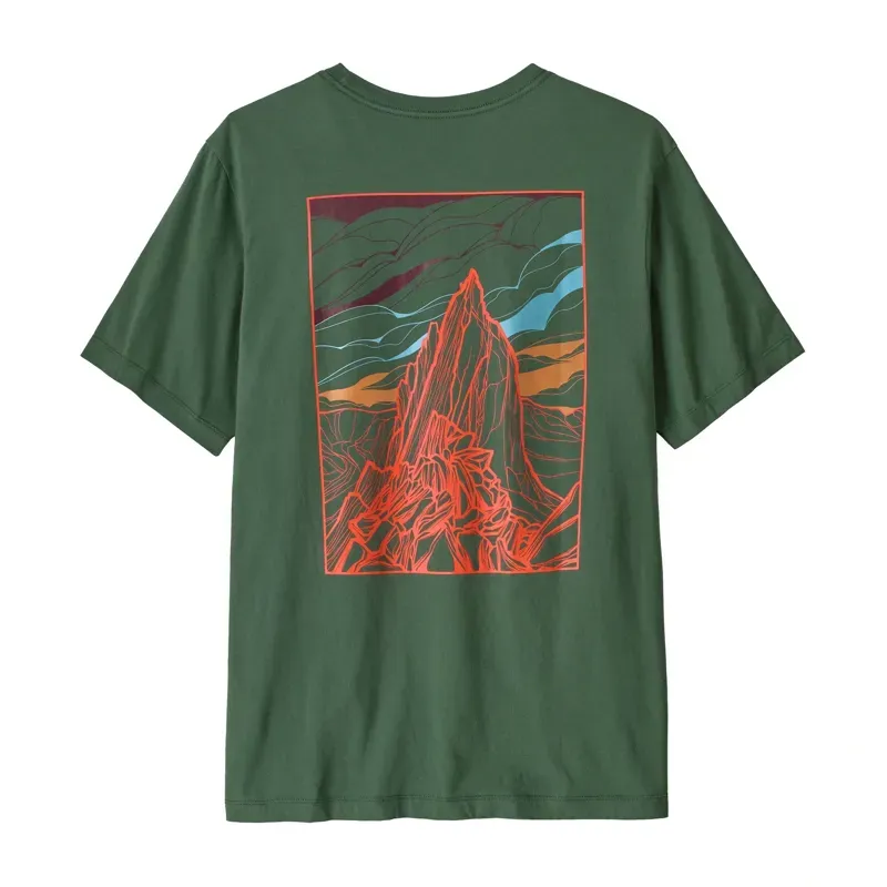 Patagonia Cloud Crag T-Shirt in Canopy Green