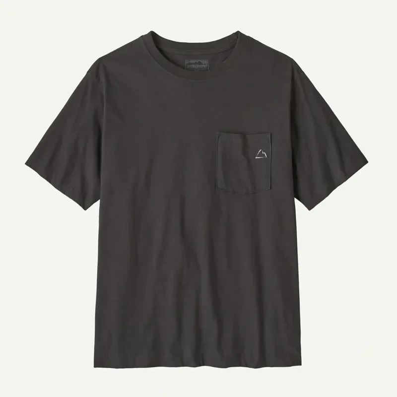 Patagonia Fitz Roy Foothills T-Shirt in Ink Black-1