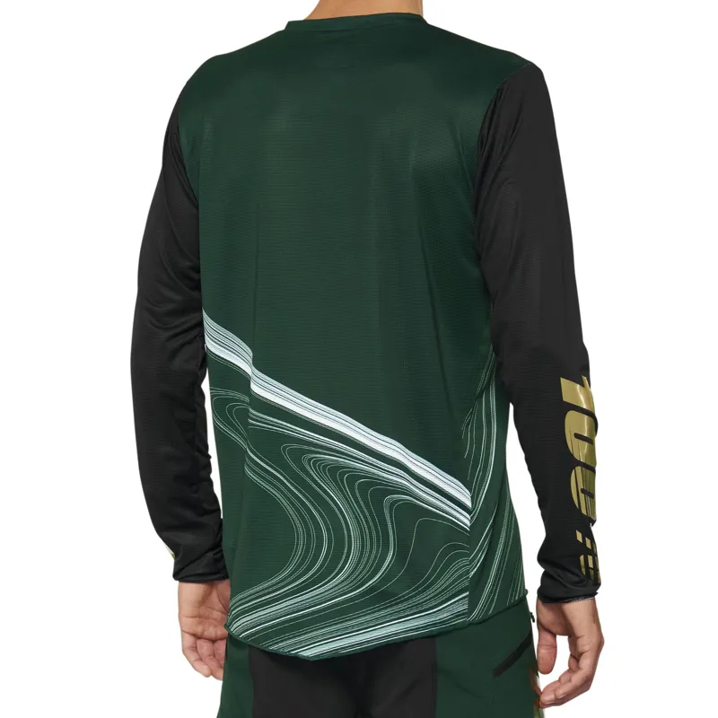 100 Percent R-Core X Limited Edition MTB Jersey in Forest Green-1