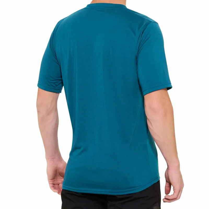 100 Percent Airmatic Short Sleeve MTB Jersey in Gulf-1