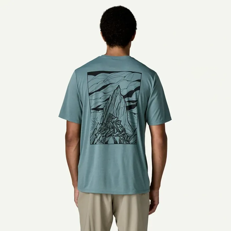 Patagonia Capilene Cloud Crag Cool Jersey in Blue Sage-2