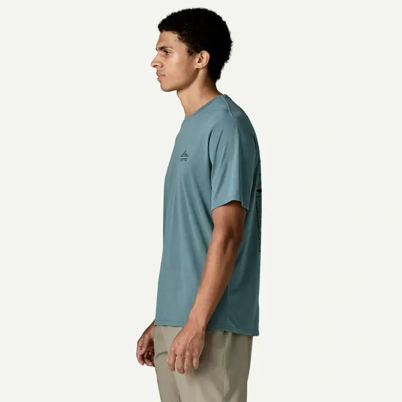Patagonia Capilene Cloud Crag Cool Jersey in Blue Sage-3