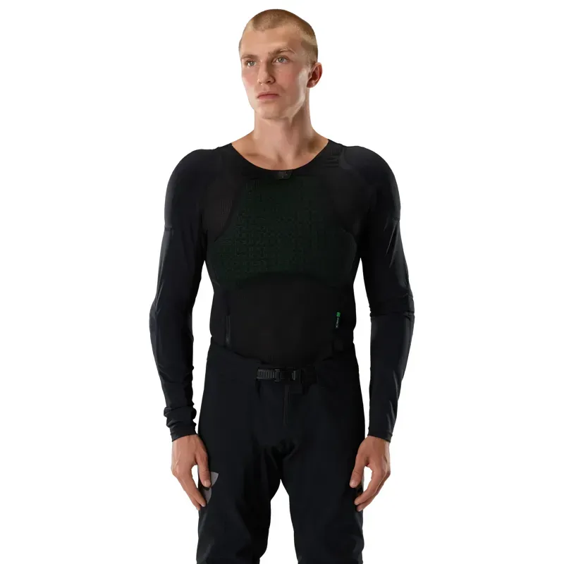 Fox Baseframe Pro Long Sleeve Base Layer CE Protection in Black-2