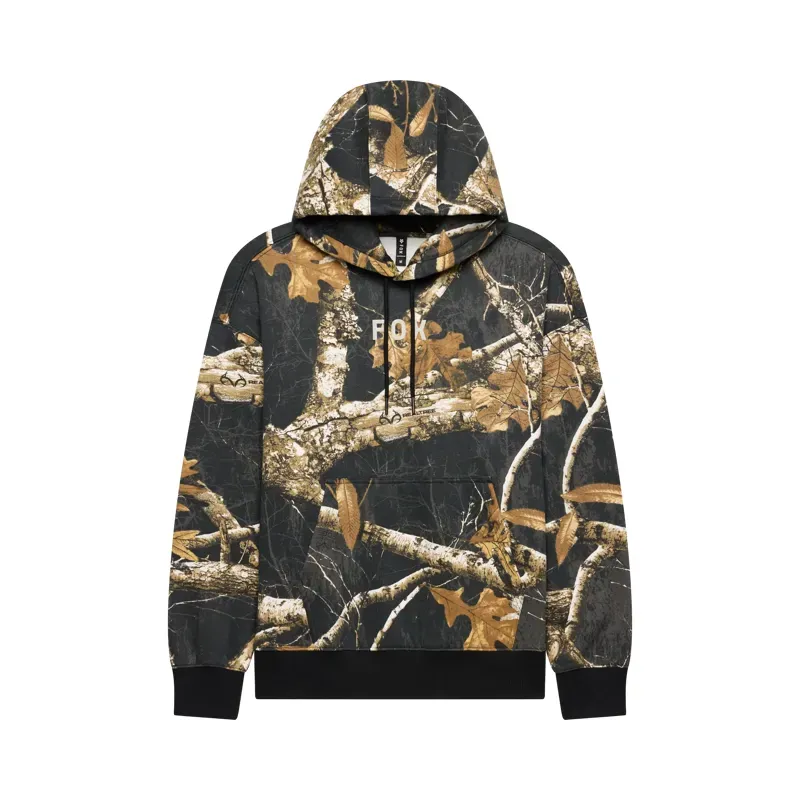 Fox Realtree Fleece Pullover Hoodie in Black/Multi