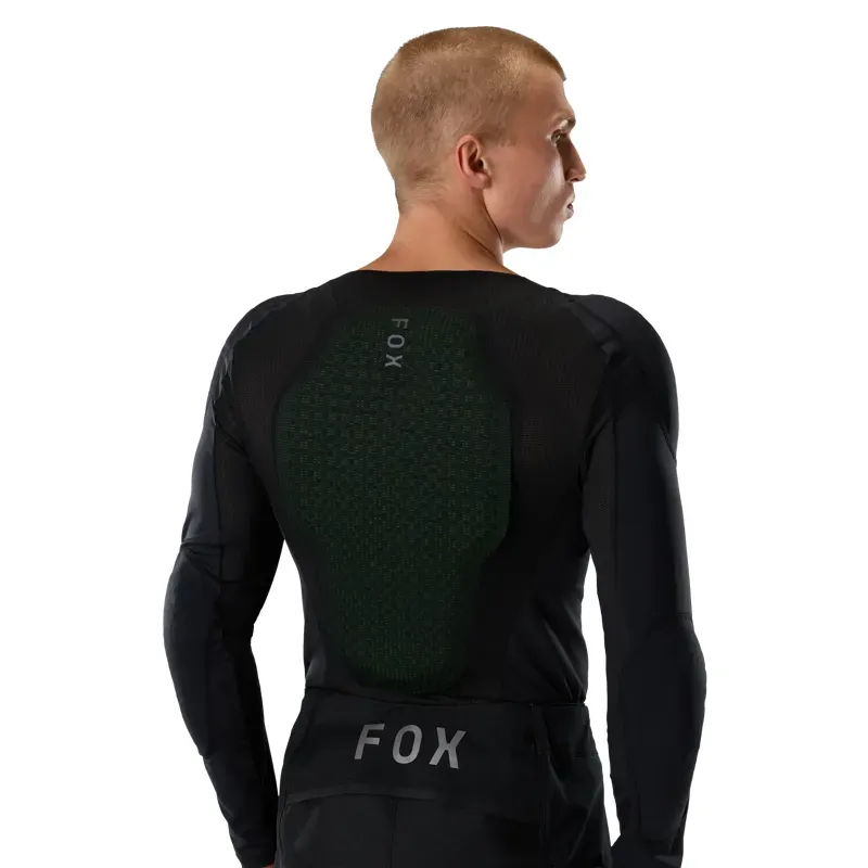 Fox Baseframe Pro Long Sleeve Base Layer CE Protection in Black-5