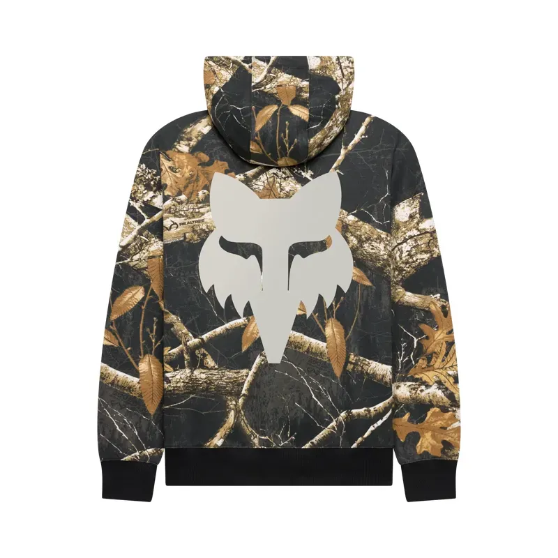 Fox Realtree Fleece Pullover Hoodie in Black/Multi-1
