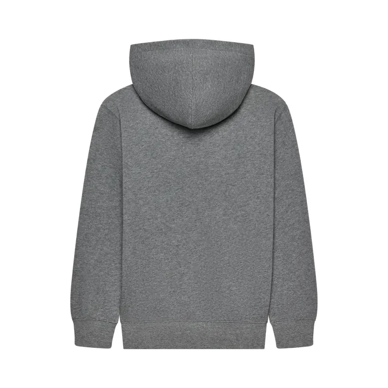 Fox Youth Go Race Fleece Pullover Hoodie in Heather Graphite Grey-1