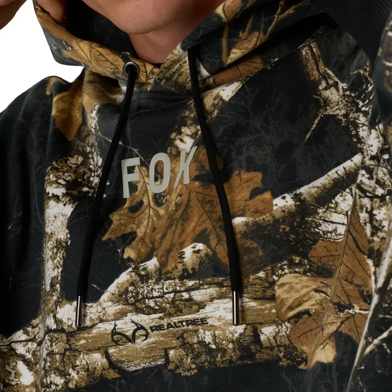 Fox Realtree Fleece Pullover Hoodie in Black/Multi-7