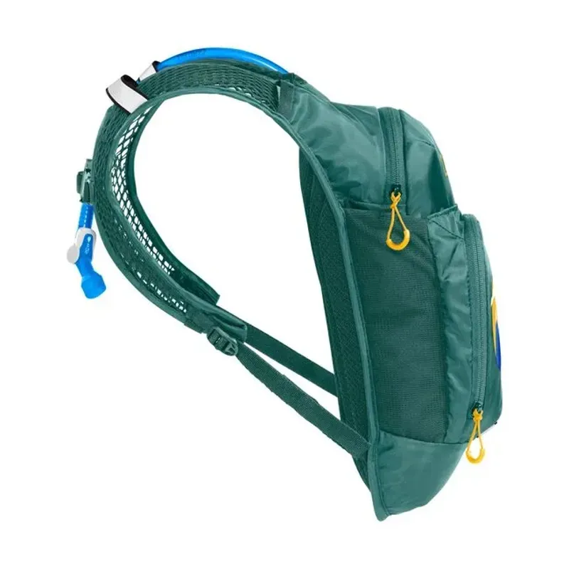 Camelbak Kids' Mini M.U.L.E 3L Pack with Crux 1.5L in Green/Mountains-5