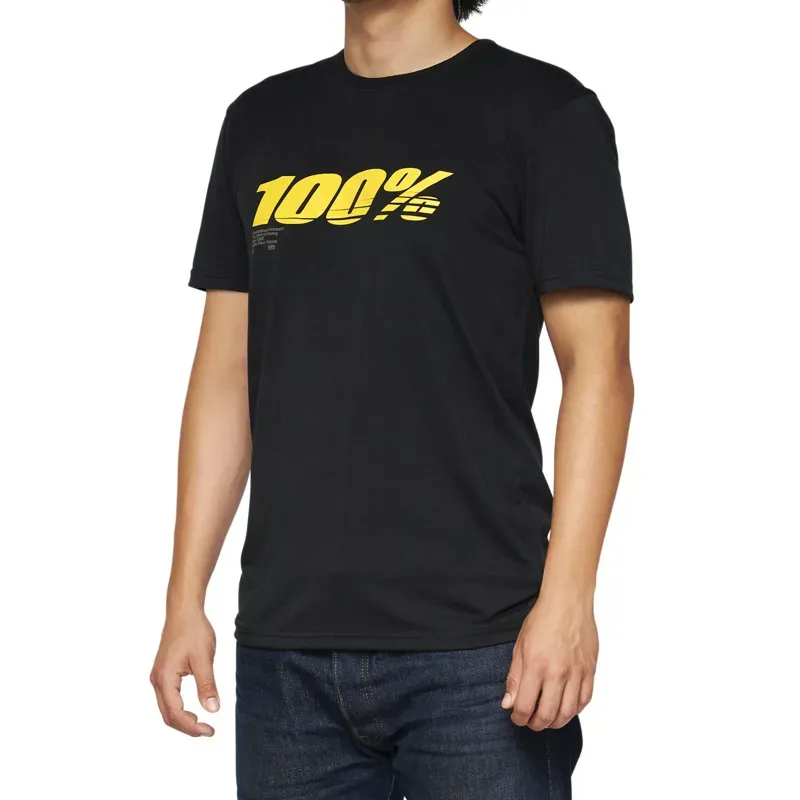 100 Percent Speed Tech T-Shirt in Black