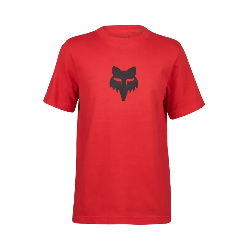 Fox Fox Legacy Youth Short Sleeve T-Shirt in Flame Red