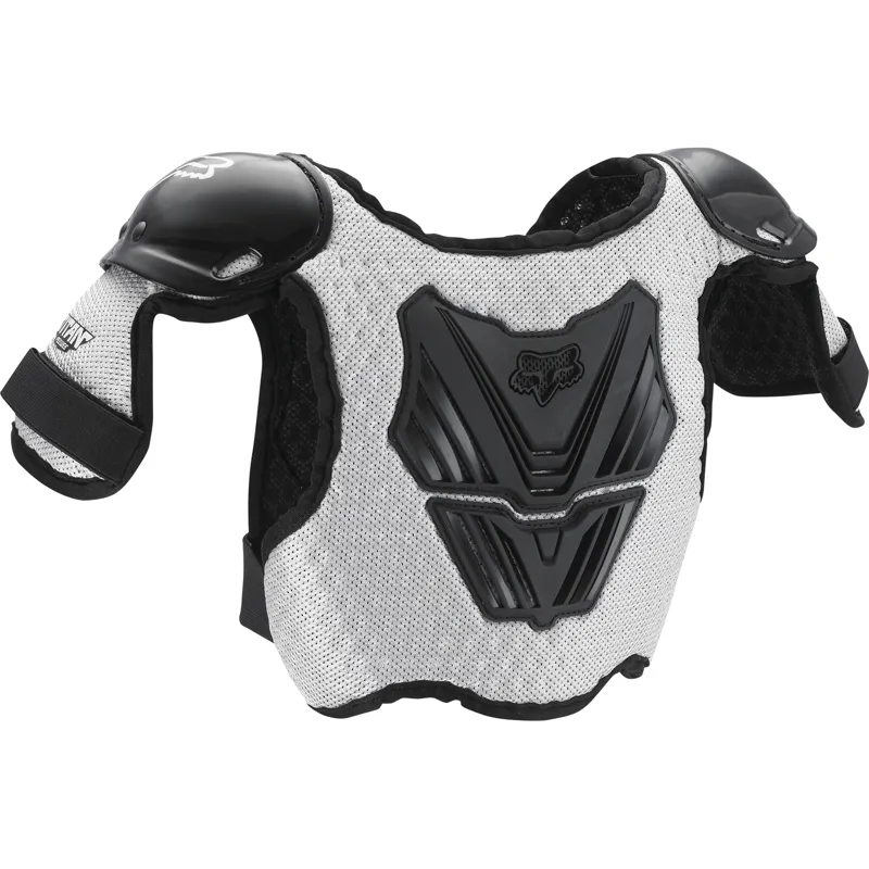 Fox PeeWee Titan Roost Deflector in Black/Silver-1