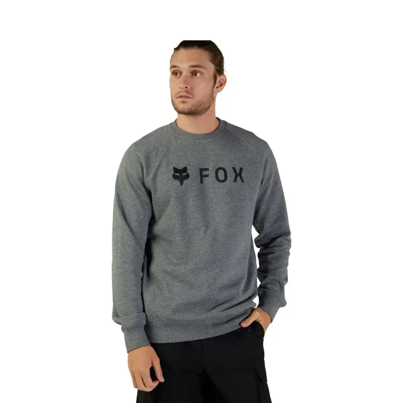 Fox Absolute Fleece Crew Sweatshirt in Heather Graphite