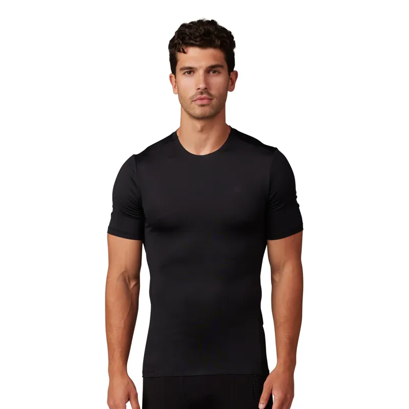 Fox Tecbase Short Sleeve Shirt in Black-5