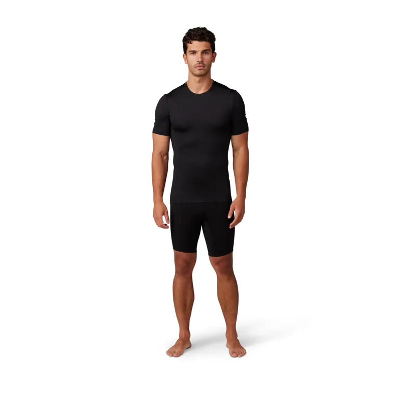 Fox Tecbase Short Sleeve Shirt in Black