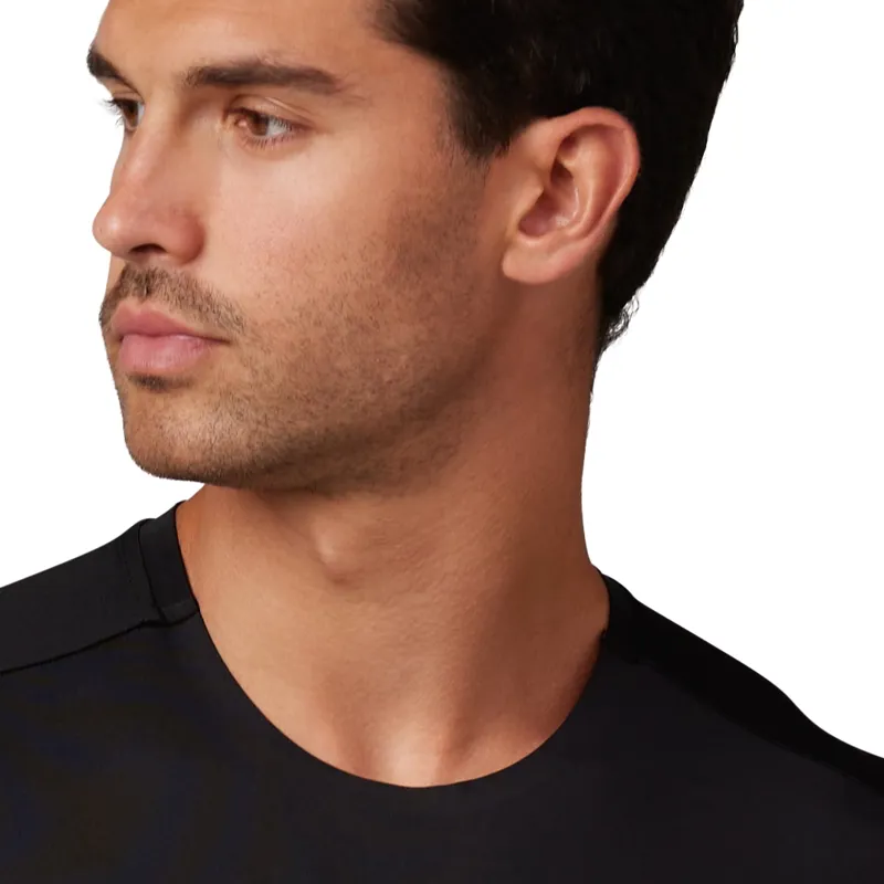 Fox Tecbase Short Sleeve Shirt in Black-4