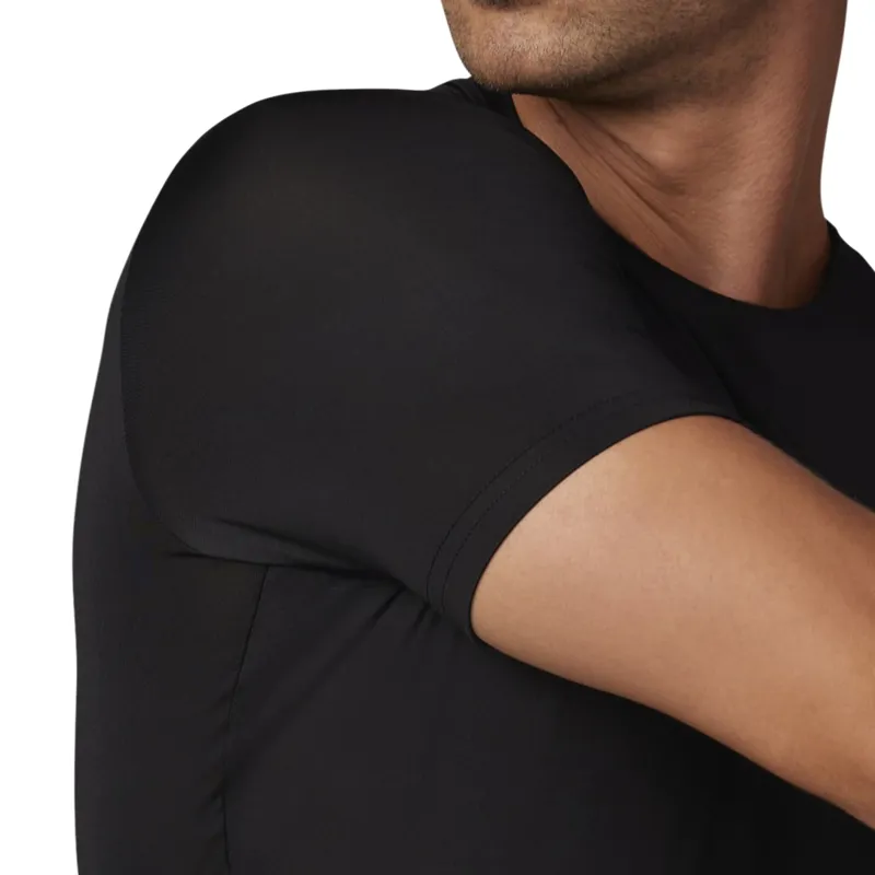 Fox Tecbase Short Sleeve Shirt in Black-2