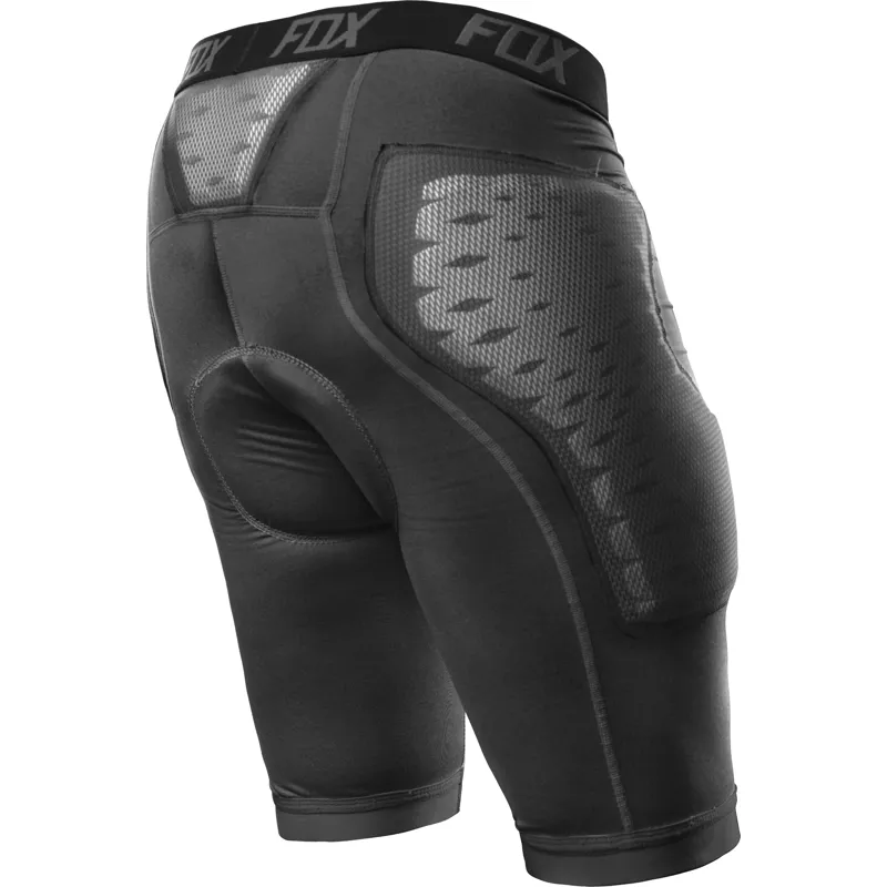 Fox Titan Race Protection Shorts in Charcoal Grey-1