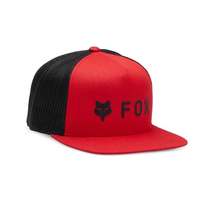 Fox Absolute Mesh Snapback Casual Cap in Flame Red