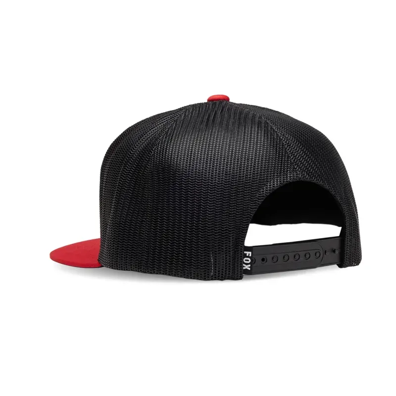 Fox Absolute Mesh Snapback Casual Cap in Flame Red-1