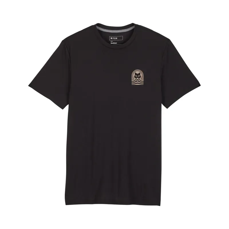 Fox Exploration Tech Short Sleeve Casual T-Shirt in Black
