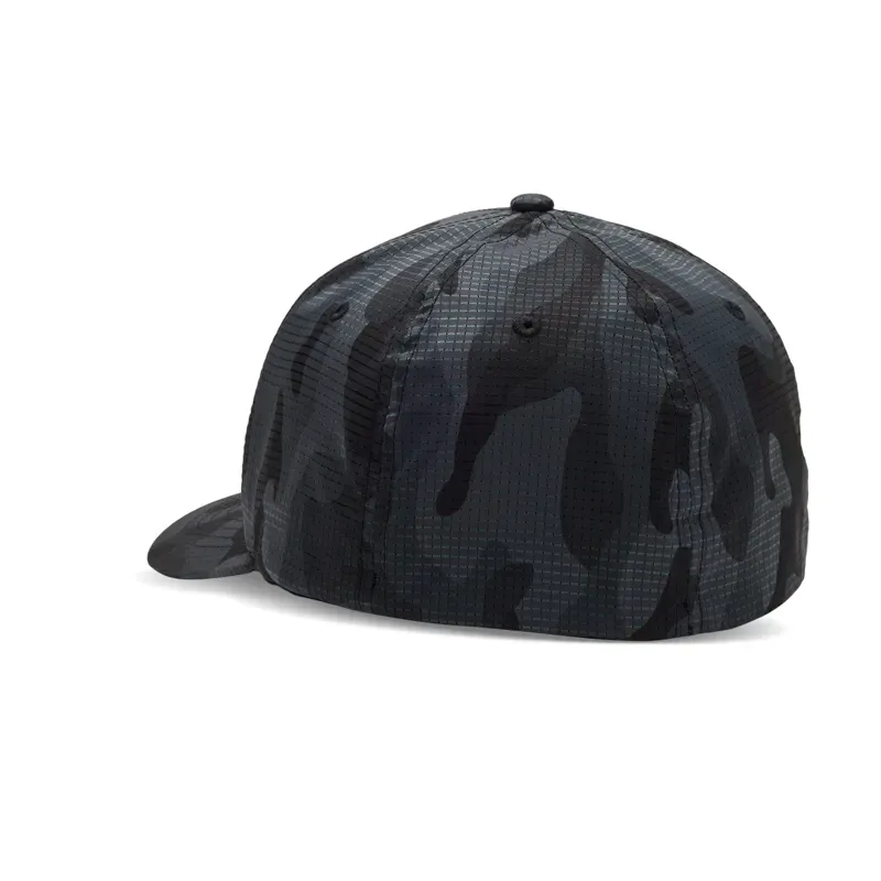 Fox Head Camo Tech Flexfit Hat in Black Camo-1