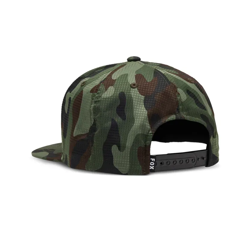 Fox Head Camo Tech Snapback Hat in Green Camo-1