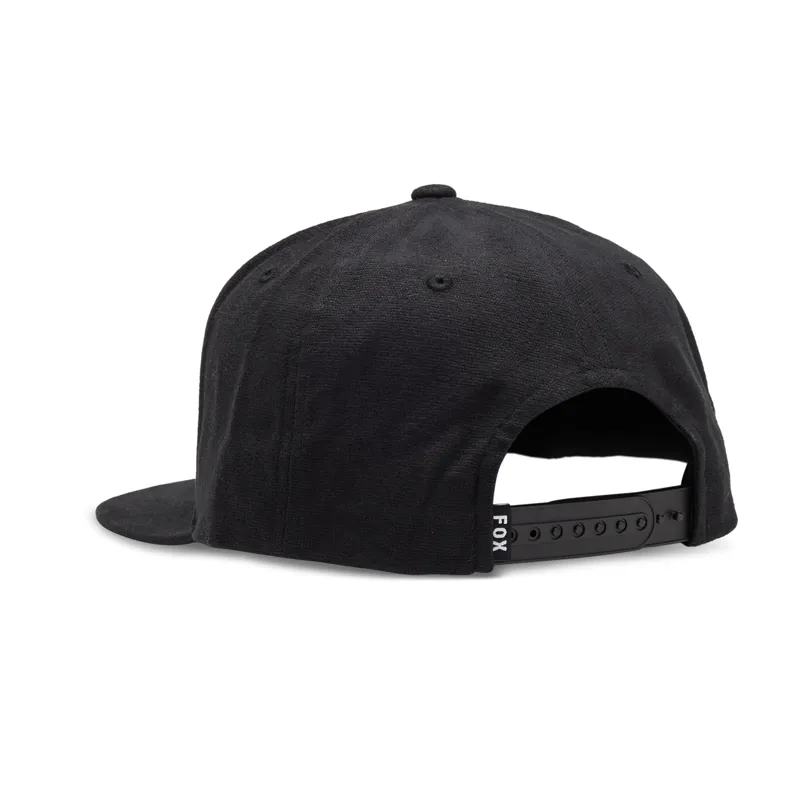 Fox Snapback Hat in Black-1