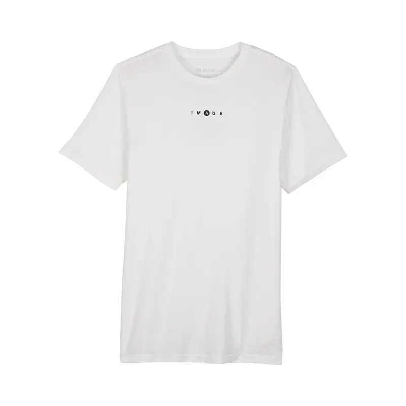 Fox Image Premium Short Sleeve Casual T-Shirt in Optic White-5