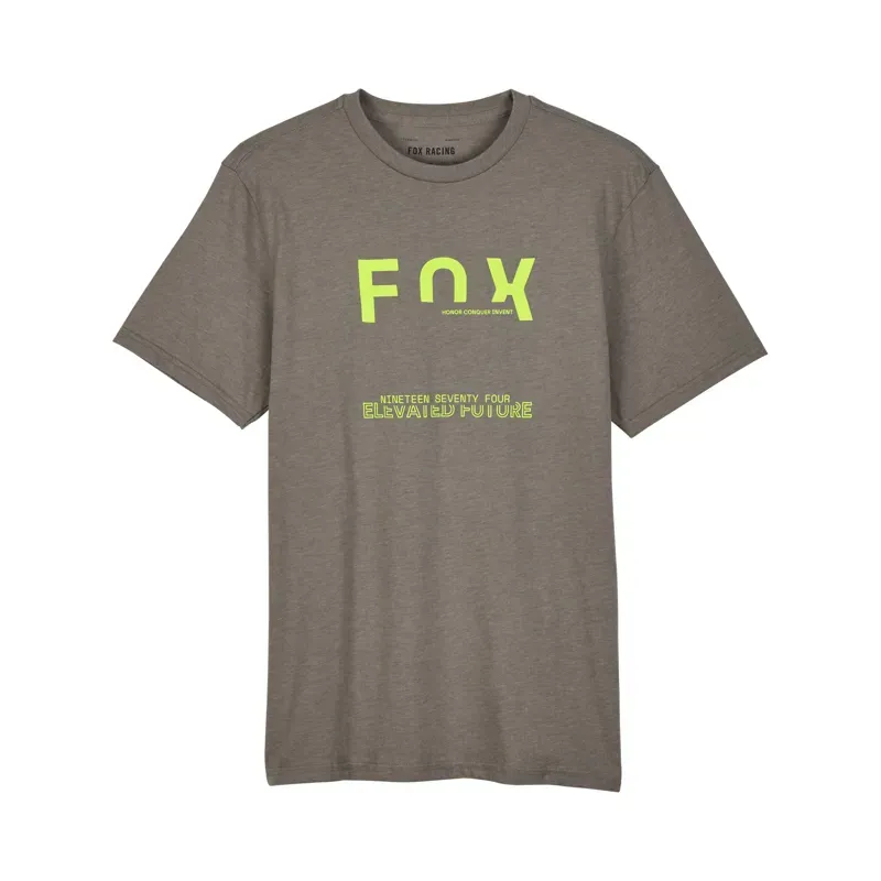 Fox Intrude Premium Short Sleeve Casual T-Shirt in Heather Graphite