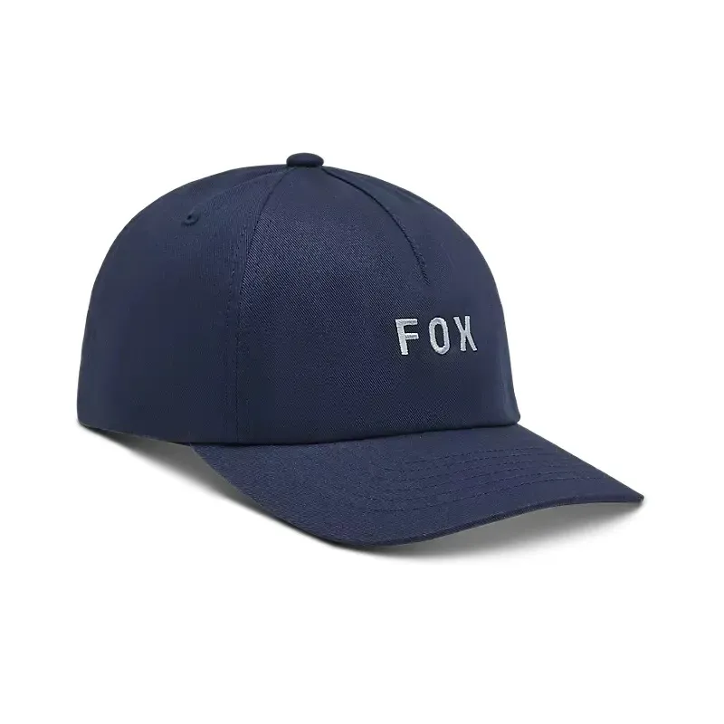 Fox Wordmark Adjustable Hat in Midnight