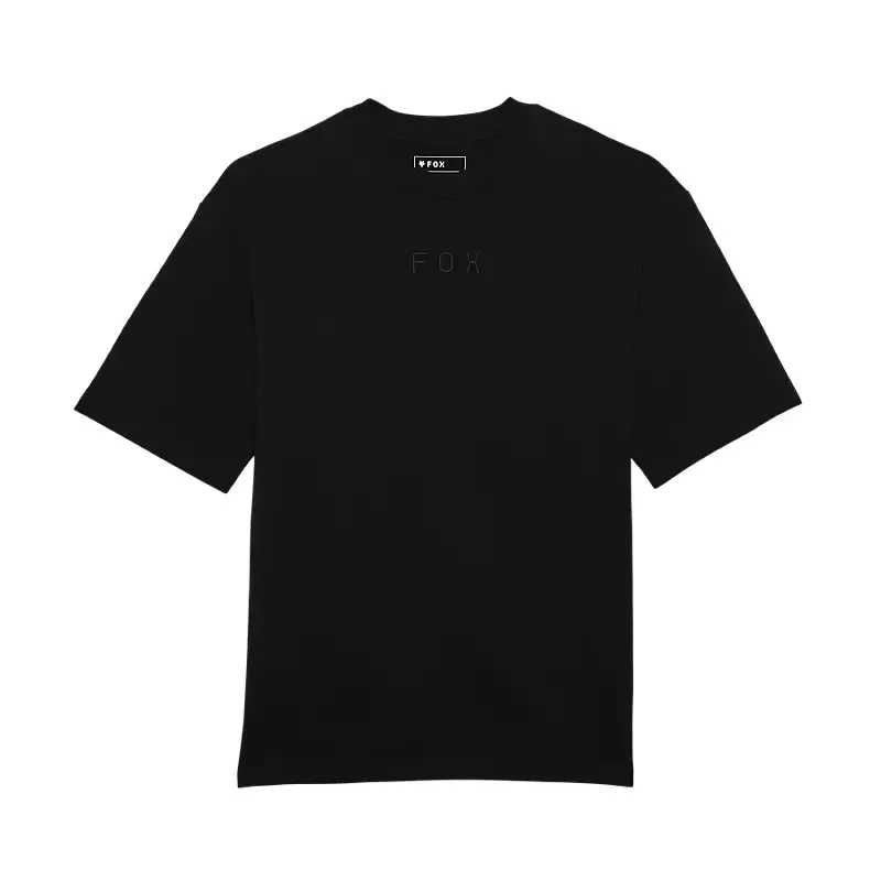 Fox Wordmark Oversized Short Sleeve T-Shirt in Black-2