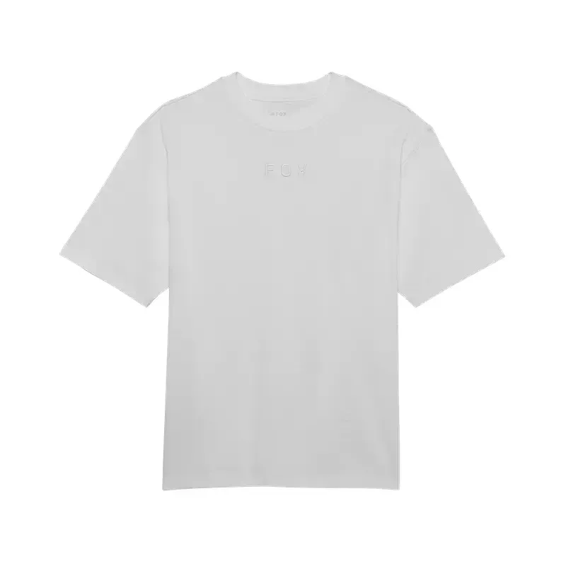 Fox Wordmark Oversized Short Sleeve T-Shirt in Optic White