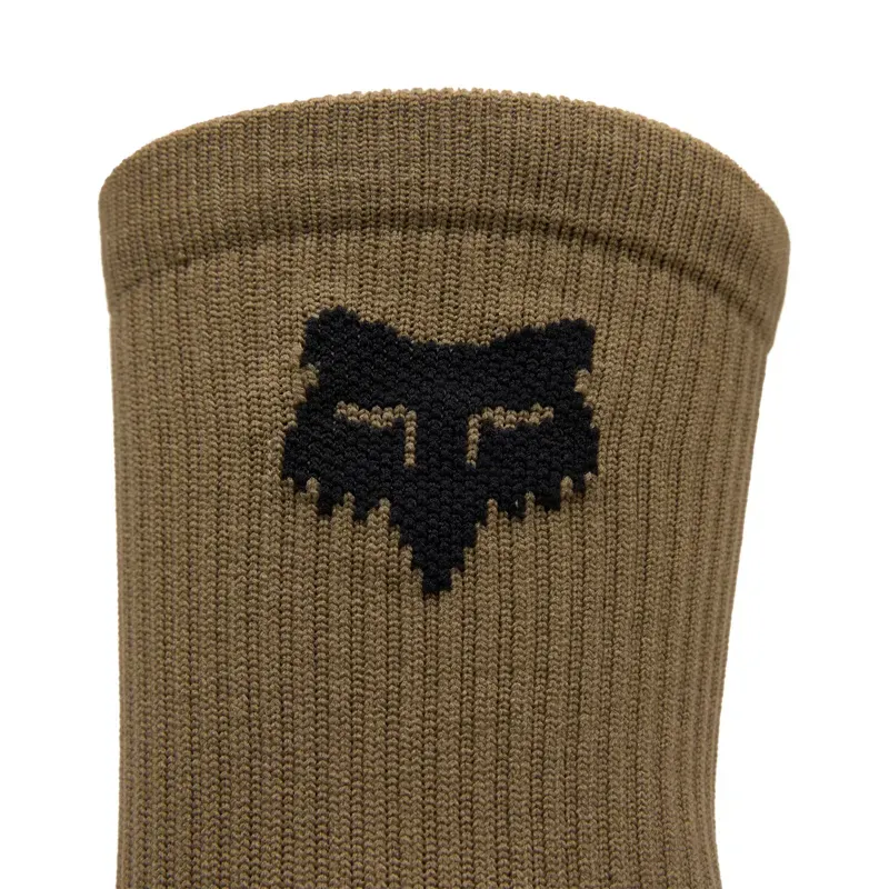 Fox Ranger 6in Socks in Nutmeg Brown-1