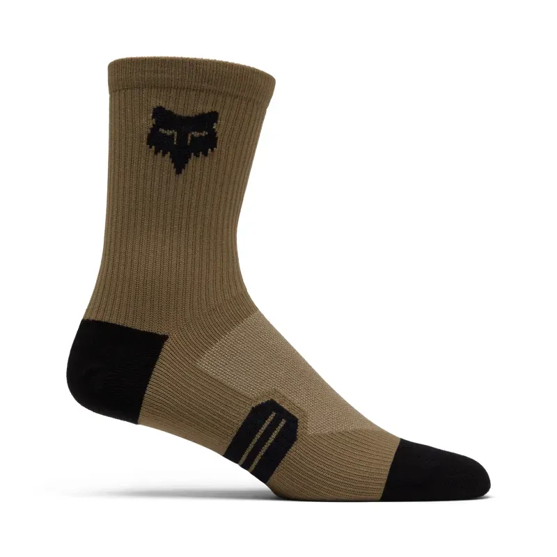 Fox Ranger 6in Socks in Nutmeg Brown