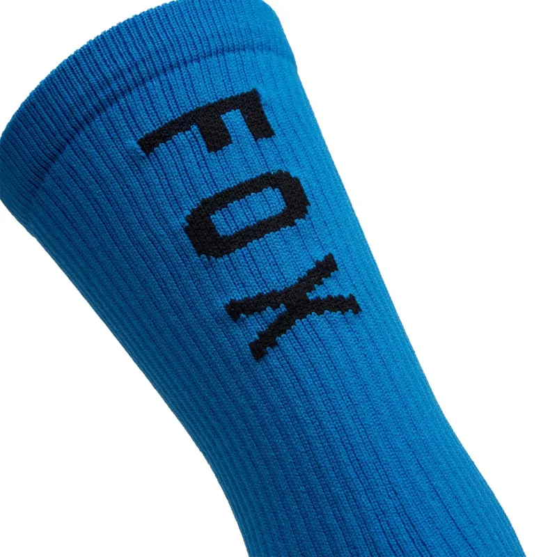 Fox 8in Ranger Casual or Riding Socks in Blue Jewel-1