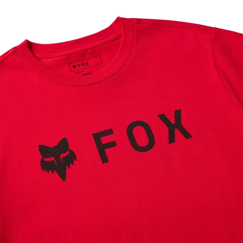 Fox Absolute 195 Original Short Sleeve Tee in Flaming Red-2