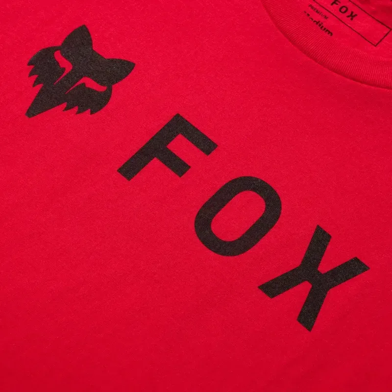 Fox Absolute 195 Original Short Sleeve Tee in Flaming Red-3