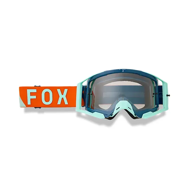 Fox Airspace Tine Smoke Lens Mountain Bike Goggles in Twilight Blue