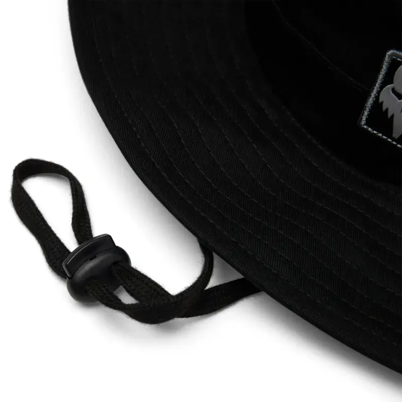 Fox Base Over Sun Bucket Hat in Black-3