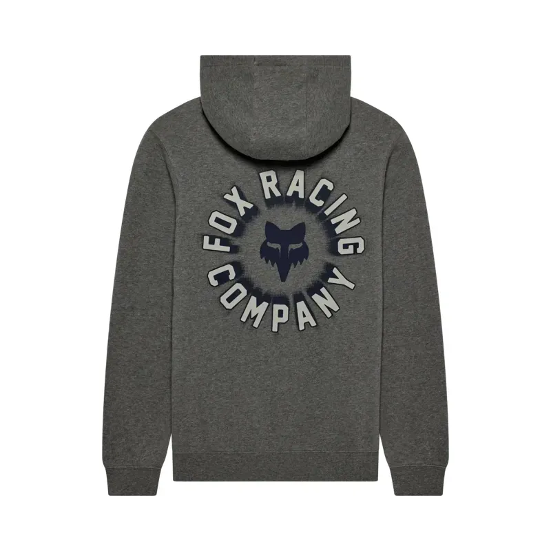 Fox Beam Fleece Pullover Hoodie in Heather Graphite Grey-1