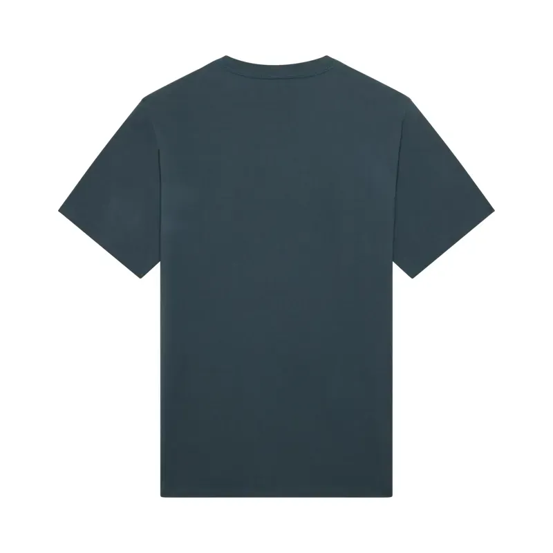 Fox Block 195 Original Short Sleeve Casual T-Shirt in Deep Cobalt Blue-2